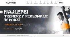 Desktop Screenshot of evergym.pl